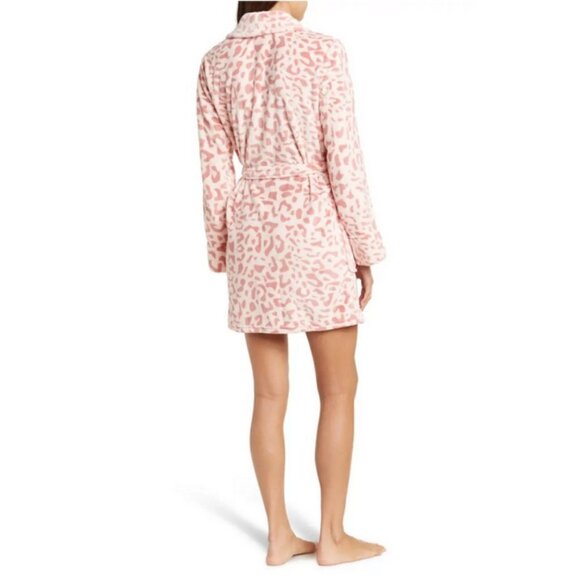 💕PJ SALVAGE💕 Robe ~ Blush Pink Animal Print Medium M NWL - Picture 3 of 11